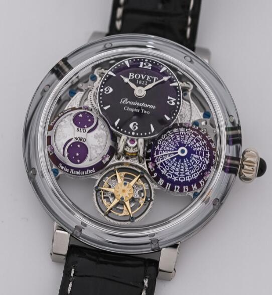 Best Bovet Recital 26 Brainstorm Chapter Two Purple Replica watch